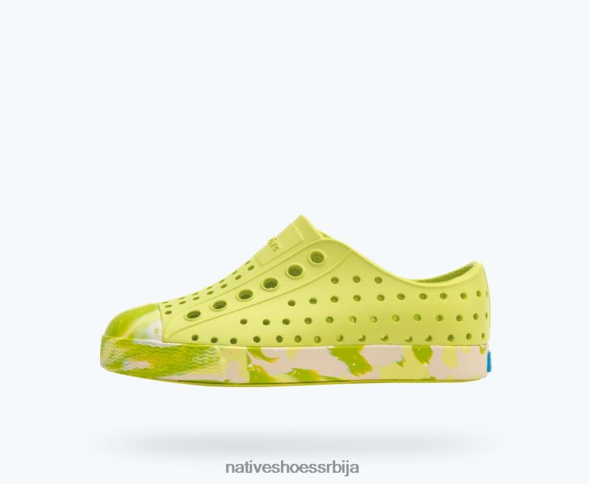 клинци јефферсон шећерни мермер Native Shoes обућа 6X8R0J184 целер зелен/ бомбон целер мермер